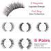 AOMIG Magnetic Eyelashes and Eyeliner Kit - 5 Pairs Natural Look False Lashes | Waterproof, Reusable, with Applicator for Makeup Eyelash Extension - Buy Online on GoSupps.com