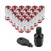 Car Racing Screw M12 X P1.5 Car Racing Lug Wheel Nuts Screw for Most of 's Aftermarket Wheels Iron (Red)