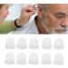 10 Pieces 8mm Soft Silicone Hearing Aid Domes - Fungus Resistant Washable Antistatic Earplugs for Hearing Amplifiers & Aids (White) - Buy Online on GoSupps.com