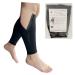 Shin Premium 20-30 mmHg Firm Compression Leg Calf Sleeve With Zipper Black L/XL
