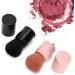 Black Pink Powder Brush Blush Brush Retractable Makeup Brush Travel Portable Loose Powder Makeup Brush for Foundation Blush and More - Buy Online on GoSupps.com
