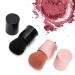 Buy Black Powder Brush | Retractable Blush & Travel Makeup Brush - Portable Loose Powder Applicator - Buy Online on GoSupps.com