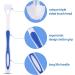 Sided Autism Toothbrush - 8 Pack with Three Bristles for Complete Teeth & Gums - Travel-Friendly in Green Blue Yellow & Red - Buy Online on GoSupps.com