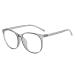 Protective glasses children blue light filter glasses without prescription gaming glasses computer-fat-fold light filter glasses false glasses glasses oval gray unit size