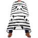Waterproof Barber Cape -Panda Bear_white and black Cheetah Haircut Bib for Men Unisex Hair Cutting Cape(8rp1a)