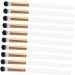 Healeved 30 Pcs Makeup Brush Make up Eyeshadow Brush Eye Makeup Kit Concealer Brush White Wooden Handle 17.50X1.00X1.00CMx3pcs Whitex3pcs - Buy Online on GoSupps.com