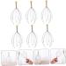 Minkissy 6PC Scalp Massage Tool Set - Hair Scrubber & Shampoo Scrubber for Deep Cleansing - Manual Handheld Massagers - Steel & Wood - Buy Online on GoSupps.com