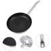 Milisten 1 Pc Steak Skillet Aluminum Alloy Non Stick Baking Pan 43X22X4.5CM Black - Buy Online on GoSupps.com