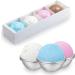 PDTO 8 Sets Bath Bomb Molds Kit - 16 Aluminum Soap Molds for DIY Homemade Bath Bombs - International Shipping Available - Buy Online on GoSupps.com