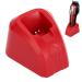 Electric hair cutter charging station socket type charging station replacement accessories for choice hair clipper for men family use (red)