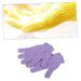 minkissy Pair Shower Gloves Exfoliating Gloves Bath Gloves Five Fingers