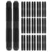 Angoily 16 pairs of glasses protection ear pads glass silicone glasses ear handles glasses holder sunglasses ear pads glasses ear brass glasses brain sleeve glass pebbles glass pebble gel glasses legs