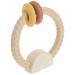 Itzy Ritzy Silicone Teether & Rattle - Neutral Rainbow - 3+ Months - Buy Online on GoSupps.com