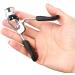 Stainless Steel Eyelash Curler with Comb Attachment | Mascara Applicator and Brow Grooming Tool - Buy Online on GoSupps.com