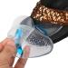3 Pairs Gel Flip-Flops Forefoot Pads - Anti-Slip Shoe Inserts & Stickers for Ultimate Comfort | Blue - Buy Online on GoSupps.com