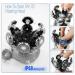 5 in 1 7D Rechargeable Head Shaver Kit for Bald Men - USB LED Electric Razor & Facial Trimmer - Buy Online on GoSupps.com