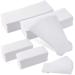 WXJ13 400 Pieces Non-Woven Wax Strip Body and Facial Waxing Strips Hair Removal Wax Strips for Arms, Legs, Underarm Hair, Eyebrow, Oxter of Women and Men (2 Sizes)