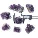 Amethyst Rough Stone 1 Kg Natural Brazil Amethyst Crystal Cluster for Home Decor - Buy Online on GoSupps.com