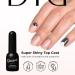 Didier Lab Rubber Base Gel & No Wipe Top Coat Set - Long Lasting Milky White Nail Polish - UV LED Gel Varnish - 2pcs Rubber Light White + Shiny - Buy Online on GoSupps.com