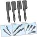 Mipcase 4pcs Stainless Steel Eyelash Comb & Eyebrow Brush Set - Portable Grooming Tools for False Lashes & Eyelash Mascara - Ideal Mini Lash & Brow Comb - Buy Online on GoSupps.com
