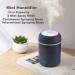Colorful Mini Humidifier & Essential Oil Diffuser USB Portable for Car, Office, Bedroom - 7 Color 2 Mist Modes, Super Quiet (Navy) - Buy Online on GoSupps.com
