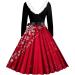 Hanxiulin Women's Christmas Sweater Dress - Long-Sleeve Party Dress with Bag Hooded Top and Stylish Print - Perfect for Holiday Celebrations - Buy Online on GoSupps.com