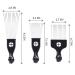 LEADUWAY 3 Pcs Metal Hair Picks for Afro Hair - Hair Styling Combs for Women & Men - Buy Online on GoSupps.com