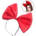 Frcolor Super Large Red Bowknot Headband Women and Girls' Hair Hoop Bow Headdress Hair Accessories for Party and Cosplay Decoration (Red) - Buy Online on GoSupps.com