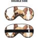Ultra-Soft French Bulldog Print Eye Mask - Light-Blocking for Optimal Comfort & Restful Sleep | International Shipping Available - Buy Online on GoSupps.com