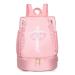 Yitengteng Ballet Dance Backpack with Separate Shoe Compartment Little Girls Ballerina Bag for Dance Toddler Bag Gymnastics Latin Dance Yoga Tap Dance Jazz Storage Bag (Pink)