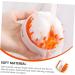 Frcolor Shampoo Massage Brush - Children's Hair Bathing Accessory Wet & Dry Head Skin Massager | 8x8x8.1cm Orange - Buy Online on GoSupps.com