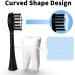 Gleem Electric Toothbrush Replacement Heads - Black Nylon Bristle W Shape Design - 10 Pack - Buy Online on GoSupps.com