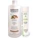 Complex Brazilian Keratin Hair Blowout Treatment Professional Results Straightens and Smooths Hair (CS 300ml + KT 1000ml) Queratina Keratina Brasilera Tratamiento