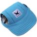 Urfeda Dog Baseball Cap - Adjustable Sun Protection Hat for Pets with Ear Holes | Travel Dog Hat for Summer | Blue XL - Buy Online on GoSupps.com