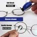 Fankexi 2-in-1 Portable Glasses Cleaner Kit 5-Piece Carbon-Injected Brush for Sunglasses & Eyeglasses - Buy Online on GoSupps.com