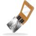 Travel Lipstick Organizer Case - Portable Makeup Bag with Mirror | Black Palm Leaf Design - Buy Online on GoSupps.com