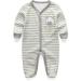 MAMIMAKA Baby Rompers Pajamas Set | Cotton Jumpsuit Sleepsuit for Boys & Girls | 9-12 Months | 3-Piece Outfit - Buy Online on GoSupps.com