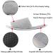 Portable Travel Foldable Slippers Open Toe Hotel Spa Slippers Cotton Non-Disposable Guests Slippers Business Trip Flight Slippers with Pouch Indoor House Shoes Anti-Skid Footwear Fit Men and Women 6 UK Black Grey - Buy Online on GoSupps.com