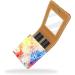 Buy Stylish Leather Lipstick Case with Mirror - Mini Organizer for Lip Gloss & Lipstick | Abstract Rainbow Daisy Design - Buy Online on GoSupps.com
