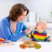 Vicloon Baby Suction Plate Baby Plate Silicone Suction Toddler Plates Self Feeding Training Divided Plate Non Slip Silicone Baby Weaning Plate for Most Highchairs Trays (Brown-Yellow) - Buy Online on GoSupps.com