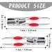 LED Light Hair Removal Tweezers Set for Women - Precision Stainless Steel Tweezers for Eyebrows - Red - Buy Online on GoSupps.com