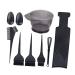 ERINGOGO 8 pi ces Kit Coiffure Professionnel pour Coloration Cheveux avec Bol de Teinture Peigne et Brosses Accessoires Durables et Pratiques pour Salon et Usage DIY