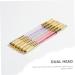 OHPHCALL Embroidery Pencil Eyebrow Pencil Double Sided Manual Pen Microblading Eyebrow Pen Pink Aluminum - Buy Online on GoSupps.com