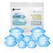 Cupping Therapy Sets, Professionally Chinese Vacuum Suction Massage Cups Tools, Deep Tissue Myofascial Release, Silicone Cup for Joint Pain Relief, Massage Body (Blue, 7)