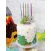 Anniversary House Dinosaur Cake Topper Keepsake Set 2-Piece Birthday Cake Decorations Sturdy Resin Topper BU311 Resin Topper & Red Motto - Buy Online on GoSupps.com