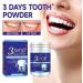 3 Days Teeth Whitening Powder Kit - Mint Flavors for Fresh Breath & Effective Cleaning (2PCs) | International Shipping Available - Buy Online on GoSupps.com
