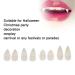 Vivid Effect False Teeth | Cosplay Dentures Set for Halloween & Christmas | Easy to Use Lightweight ABS Material & Adhesive - Buy Online on GoSupps.com
