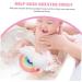 Rainbow Bath Balls & Sponges - Cute Bathroom Accessories for Kids | Minkissy 8 Pcs Shower Mesh Set - Buy Online on GoSupps.com