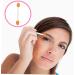 PLAFOPE 100pcs Sponge Eye Emulsion Dual Ended Makeup Brush Plastic Eye Shadow Sponge Stick - Buy Online on GoSupps.com