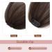 Buy Silk-Co Clip-In Hair Bangs Extensions | Real 7A Remy Dark Brown Pony Hair | Soft Natural Fringe 20cm - 3g (1 Pack) - Buy Online on GoSupps.com